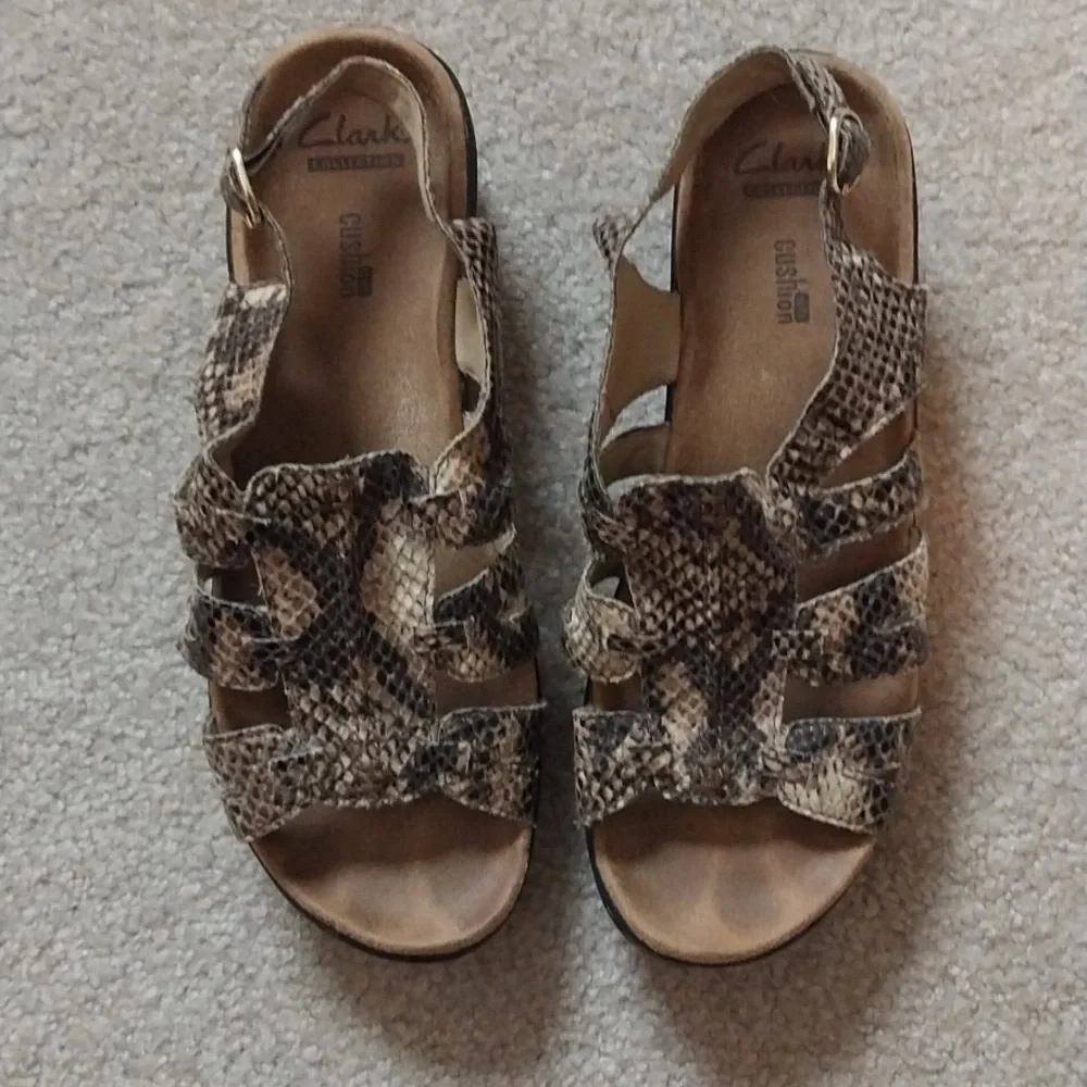Snake print sandals - Picture 1 of 4